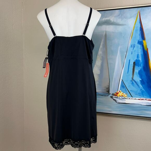 Montelle Intimates Full Bust Support Chemise Black  size XXL - Picture 5 of 7